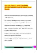 NSC 150 Exam 2 2025&sol;2026 Exam  Questions and Correct Answers &vert; New  Update 
