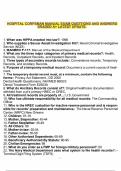 HOSPITAL CORPSMAN MANUAL EXAM QUESTIONS AND ANSWERS GRADED A&plus; LATEST UPDATE&period;