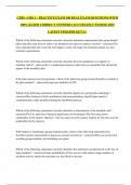 CEBS - GBA 1 - PRACTICE EXAM 100 REAL EXAM QUESTIONS WITH 100&percnt; RATED CORRECT ANSWERS &lpar;ACCURATELY PASSED&rpar; 2025 LATEST UPDATED GET A&plus;