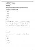NCSF CPT Exam