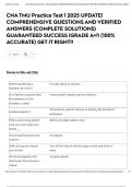 CNA TMU Practice Test 1 2025 UPDATE&vert; COMPREHENSIVE QUESTIONS AND VERIFIED ANSWERS &lpar;COMPLETE SOLUTIONS&rpar; GUARANTEED SUCCESS &vert;GRADE A&plus;&excl;&excl; &lpar;100&percnt; ACCURATE&rpar; GET IT RIGHT&excl;&excl;
