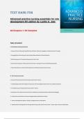 Advanced Practice Nursing Essentials for Role Development &ndash; 4th Edition &ndash; Lucille A&period; Joel &ndash; Complete Test Bank &lpar;Chapters 1&ndash;30&rpar;