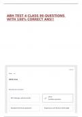 ABH TEST 4 CLASS 90 QUESTIONS WITH 100&percnt; CORRECT ANS&excl;&excl;