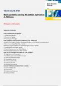 Basic Geriatric Nursing 8th Edition &ndash; Patricia A&period; Williams &ndash; Complete Test Bank for All Chapters &lpar;1&ndash;20&rpar;