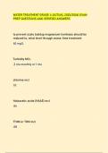 WATER TREATMENT GRADE 4 &lpar;ACTUAL 2025&sol;2026&rpar; EXAM  PREP QUESTIONS AND VERIFIED ANSWERS