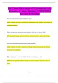 PN Client Education ATI Questions and Answers &vert; Latest Version &vert; 2025&sol;2026 &vert;  Correct & Verified