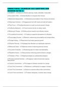 CORRECTIONAL COUNSELOR 2025 QUESTIONS AND ANSWERS RATED A&plus;