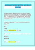 BNMN501 MULTIPLE CHOICE QUESTIONS WITH COMPLETE SOLUTIONS&period;