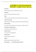 ECPI BIO 111 Ch&colon;4 Exam Questions With 100&percnt; Verified Correct Answers&period;