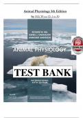 Test Bank For Animal Physiology 5th Edition by Richard W. Hill, Margaret Anderson & Daniel Cavanaugh| 9780197552438| All Chapters 1-30| LATEST NEWEST VERSION INSTANT DOWNLOAD