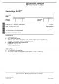 Past paper
