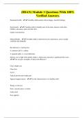 &lpar;HSAN&rpar; Module 1 Questions With 100&percnt; Verified Answers&period;