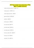 IFT Ops Limits Exam Questions With 100&percnt; Verified Answers&period;