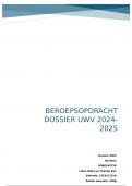 Beroepsopdracht Dossier UWV 