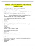 HORT 203 Exam 2 questions with verified answers 2025