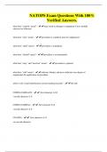 NATOPS Exam Questions With 100&percnt; Verified Answers&period;