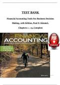 Test Bank For Financial Accounting Tools For Business Decision Making&comma; 10th Edition&comma; Paul D&period; Kimmel&comma; Jerry J&period; Weygandt&comma; Complete Chapters 1 - 13&comma; Verified Latest Version