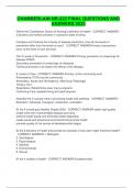 Chamberlain NR-222 Final questions and answers 2025