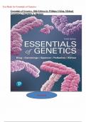 Test Bank for Essentials of Genetics by William S&period; Klug&comma; Michael Cummings&comma; and Charlotte A&period; Spencer 10th edition &ndash; Latest Complete Guide
