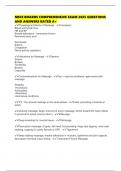 NBCE BOARDS COMPREHENSIVE EXAM 2025 QUESTIONS AND ANSWERS RATED A&plus;