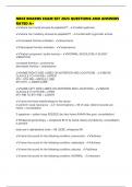 NBCE BOARDS EXAM SET 2025 QUESTIONS AND ANSWERS RATED A&plus;