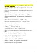 NBCE BOARDS EXAM STUDY GUIDE 2025 QUESTIONS AND ANSWERS RATED A&plus;
