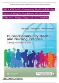 Test Bank For Public &sol; Community Health and Nursing Practice&colon; Caring for Populations&comma; 2nd Edition&comma; Christine L&period; Savage&comma; Chapters 1 - 22&comma; Complete Verified Newest Version