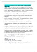 NGWA FINAL PAPER 2025 QUESTIONS AND ANSWERS RATED A&plus;