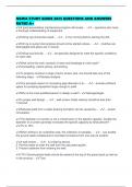 NGWA STUDY GUIDE 2025 QUESTIONS AND ANSWERS RATED A&plus;