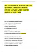 WGU C105 EXAM WITH CORRECT ACTUAL QUESTIONS AND CORRECTLY WELL DEFINED ANSWERS LATEST ALREADY GRADED A&plus; 2025 &ndash; 2026