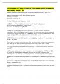 NURS 8024 ACTUAL EXAMINATION 2025 QUESTIONS AND ANSWERS RATED A&plus;
