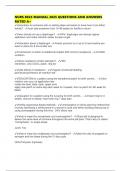 NURS 8024 MANUAL 2025 QUESTIONS AND ANSWERS RATED A&plus;