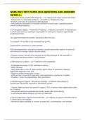NURS 8024 TEST PAPER 2025 QUESTIONS AND ANSWERS RATED A&plus;