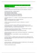 NURS660 EVALUATION EXAM 2025 QUESTIONS AND ANSWERS RATED A&plus;