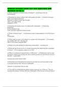 NURS660 REVISION EXAM TEST 2025 QUESTIONS AND ANSWERS RATED A&plus;