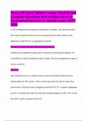Texas All-Lines Adjuster course Final Exam&vert; Complete Questions and verified Answers&vert; Guaranteed Success&vert; A&plus; Rated&vert; Latest 2025-2026