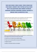 NUR 2502 EXAM 2 MDC EXAM &sol; MDC3 EXAM NUR  2502 EXAM 2 NEWEST 2025 TESTING ACTUAL EXAM  WITH 150 QUESTIONS AND CORRECT DETAILED  ANSWERS &lpar;VERIFIED ANSWERS&rpar; ALREADY GRADED A&plus;  &lpar;BRAND NEW&rpar; GUARANTEED PASS 