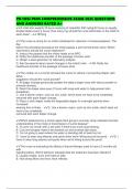 PN HESI PEDS COMPREHENSIVE EXAM 2025 QUESTIONS AND ANSWERS RATED A&plus;