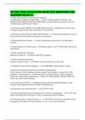 PN HESI PEDS EVALUATION EXAM 2025 QUESTIONS AND ANSWERS RATED A&plus;