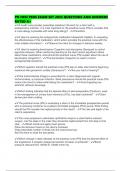 PN HESI PEDS EXAM SET 2025 QUESTIONS AND ANSWERS RATED A&plus;