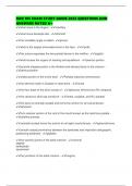 RAD 105 EXAM STUDY GUIDE 2025 QUESTIONS AND ANSWERS RATED A&plus;