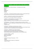 RAD 105 FINAL PAPER 2025 QUESTIONS AND ANSWERS RATED A&plus;
