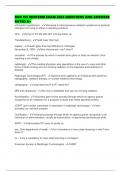 RAD 105 MIDTERM EXAM 2025 QUESTIONS AND ANSWERS RATED A&plus;