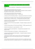 RAD 105 TEST PAPER 2025 QUESTIONS AND ANSWERS RATED A&plus;