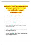 GEOL 1403 Beach Blinn Actual Exam  Questions With Reviewed 100&percnt;  Correct Detailed Answers   Guaranteed Pass&excl;&excl;
