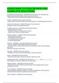 ENDOCRINE SYSTEM REVIEW-A&P COMPLETE SOLUTIONS