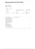 RN Pharmacology Online Practice 2023 B QUESTIONS WITH VERIFIED ANSWERS CORRECTLY