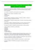 Medical Interpreter Exam Questions With 100&percnt; Solved Answers