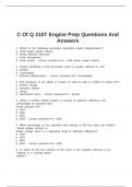 C Of Q 310T Engine Prep Questions And Answers