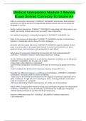 Medical Interpreters Module 1 Review Exam Solved Correctly To Score A&plus;